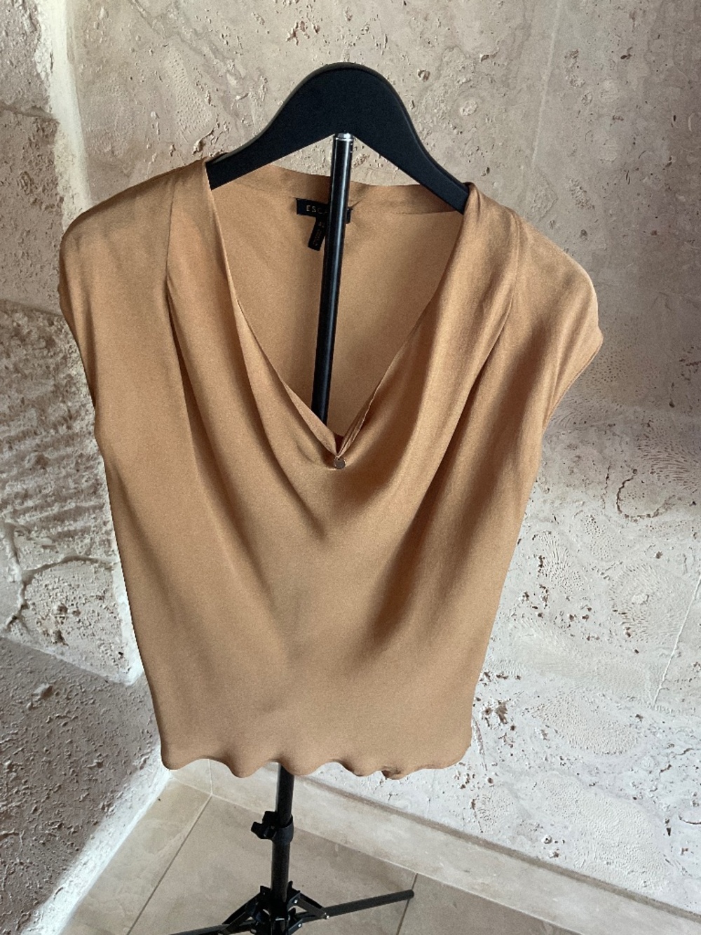 Escada Silk Brown Blouse - Size 42